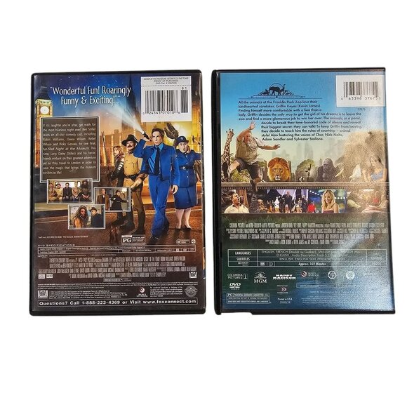 Zookeeper Kevin James Night At The Museum Secret Of The Tomb DVD Movie Bundle - Picture 2 of 12